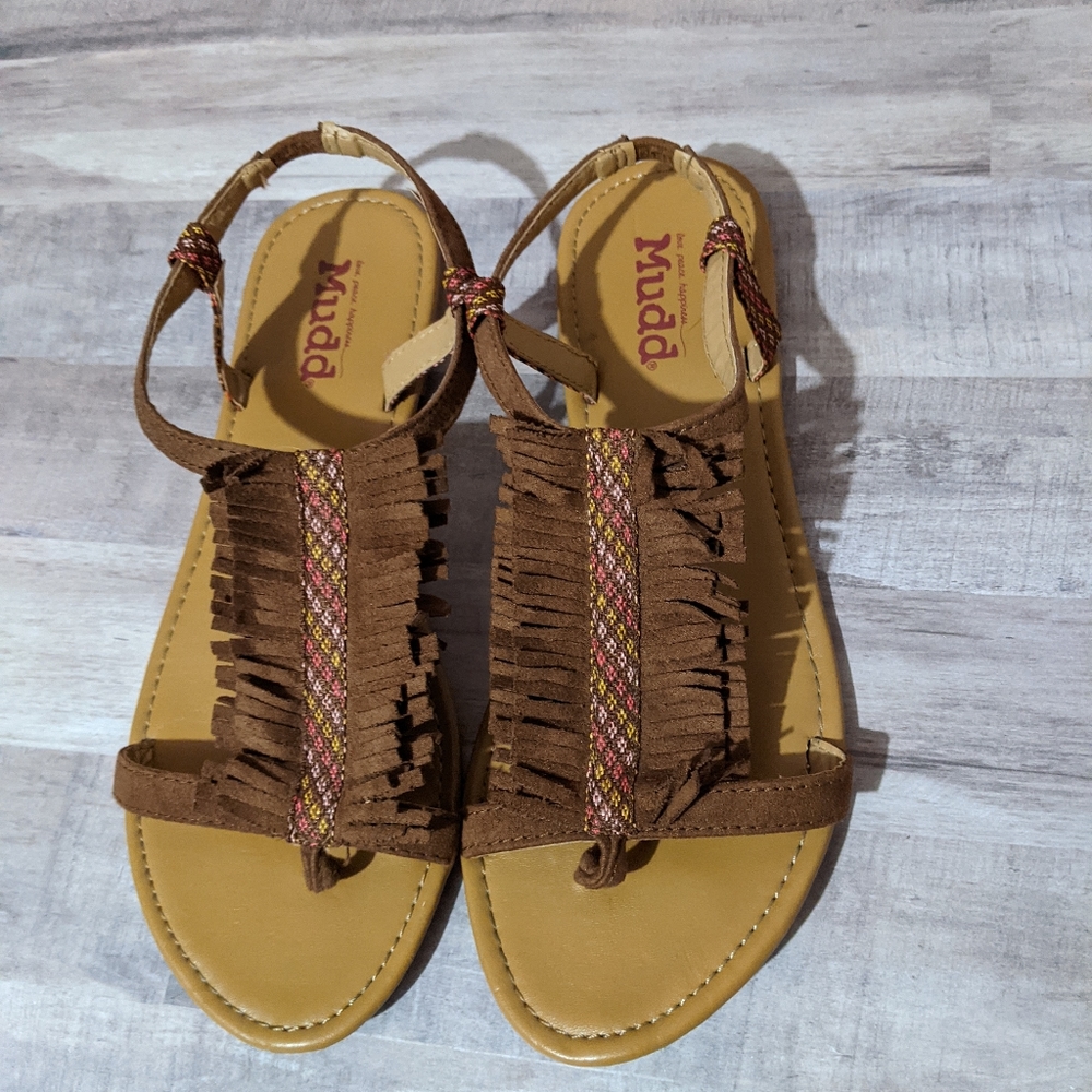 Mudd Fringed sandals